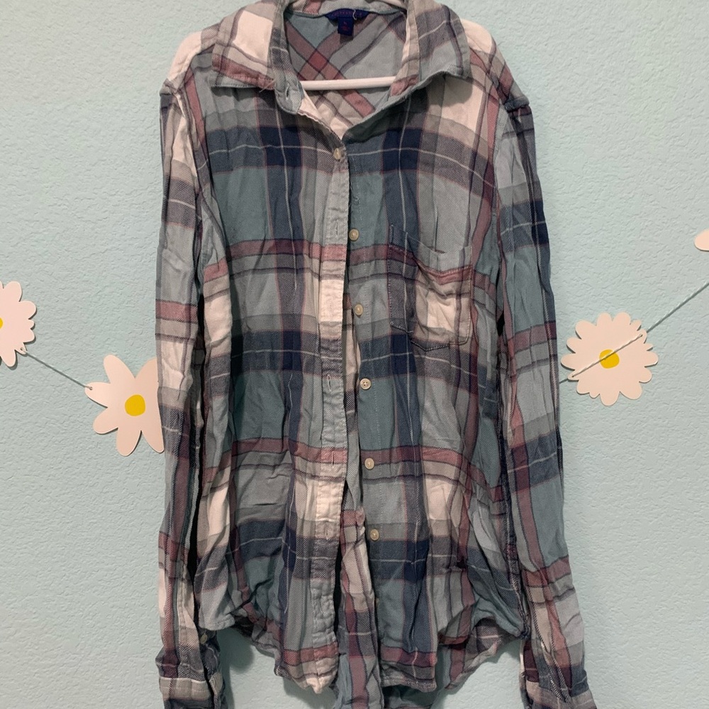 Aeropostale plaid button up